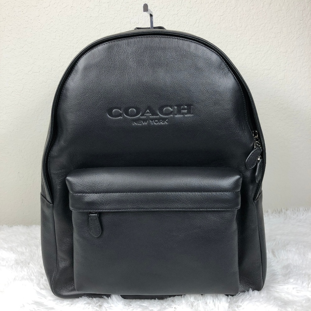 Coach Charles Backpack Black NWT